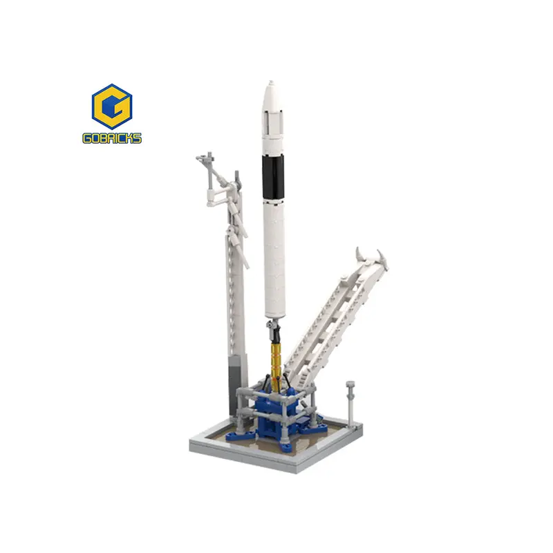 MOC-89466 SpaceX Falcon 1 & Launch Pad [Saturn V scale]