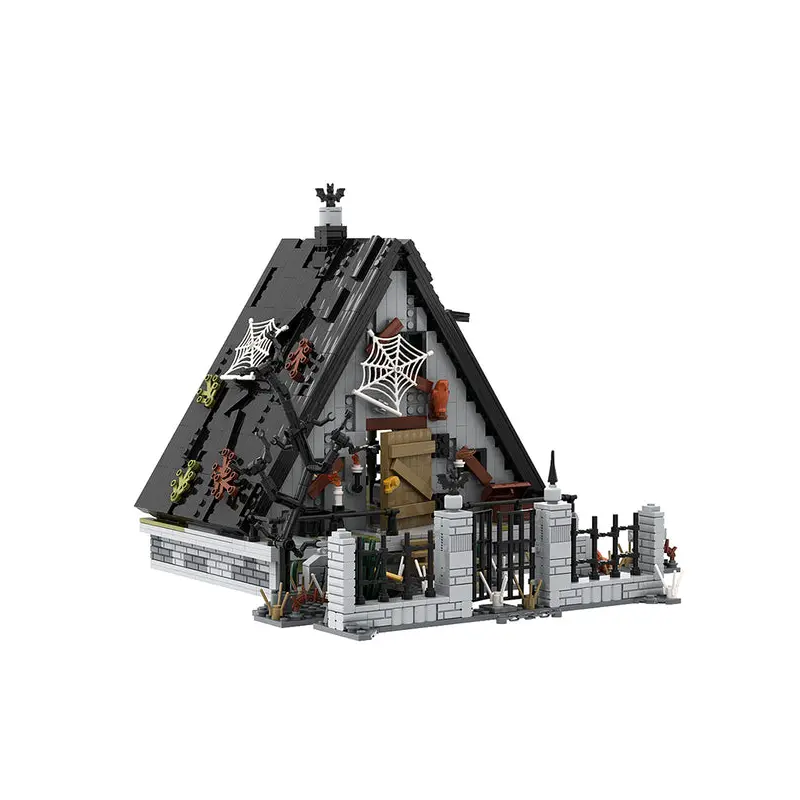 MOC A0242 Halloween A frame house