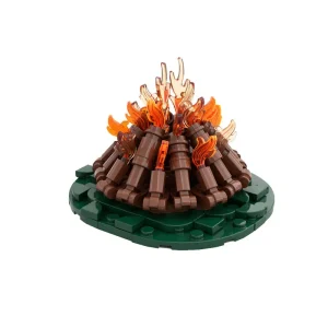 MOC-97217 Campfire - Classic wood