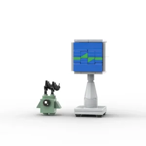 Karen and Plankton - SpongeBob - BrickHeadz Toy