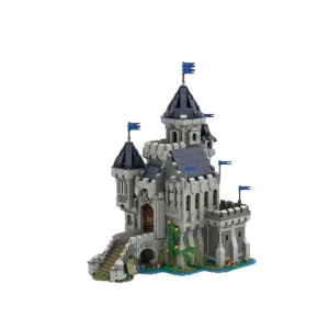 MOC-101775 Black Falcon Knight's Castle (31120 'Medieval Castle' Alternate Build)