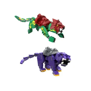 MOC-18002 Masters of The Universe (He-Man) Battle Cat & Panthor