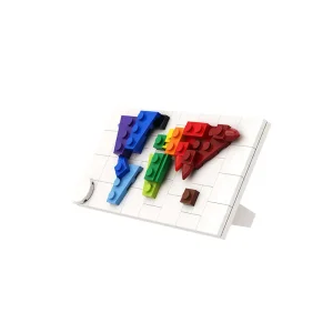 MOC A0958 A miniature map of the world