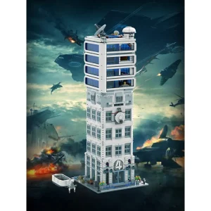 MOC-178264 Fantastic 4 Modular Baxter Building - Classic Space Academy