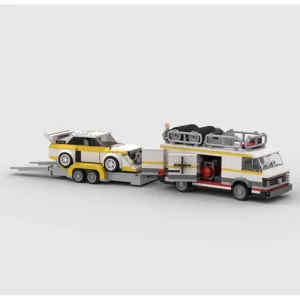 MOC-64892 AUDI S1 Quattro + E2 transporter  1985 Audi Sport Quattro Rally