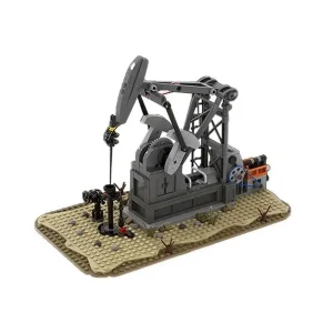 MOC-49501 Functioning Oil Pump Jack (Oil Derrick)