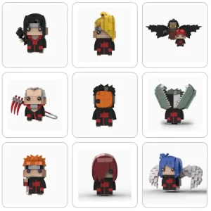 Naruto Akatsuki MOC BrickHeadz
