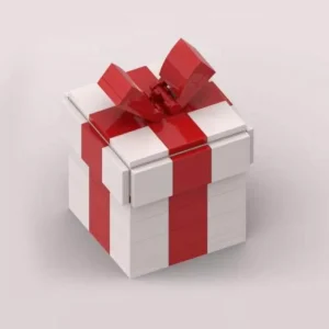 White butterfly ring box