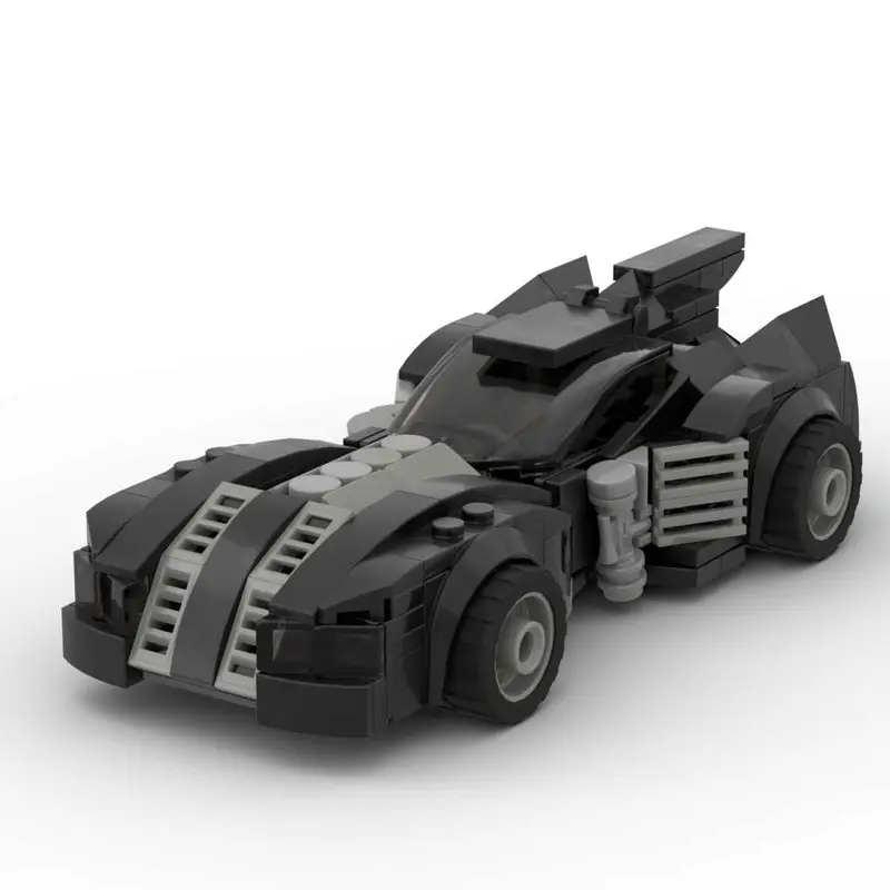 MOC 12738 Arkham Asylum Batmobile V2