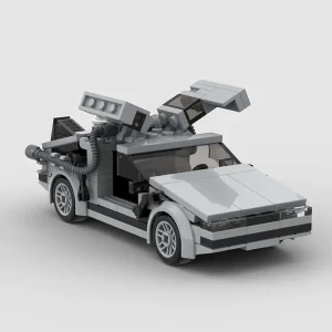 MOC-23436 Delorean from BACK TO THE FUTURE in minifig scale