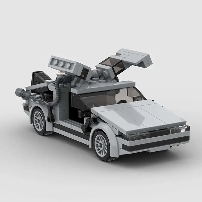 MOC-23436 Delorean from BACK TO THE FUTURE in minifig scale
