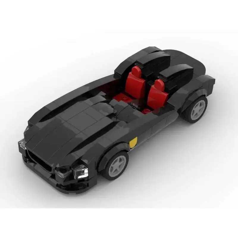 MOC-86710 Ferrari Monza SP2 - Black - 8 Stud Speed Champions