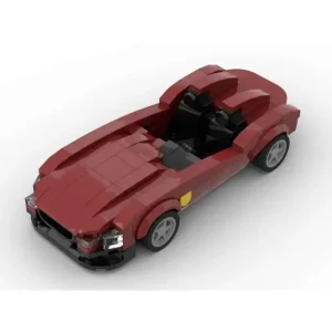 MOC-86870 Ferrari Monza SP2 - Dark Red - 8 Stud Speed Champions