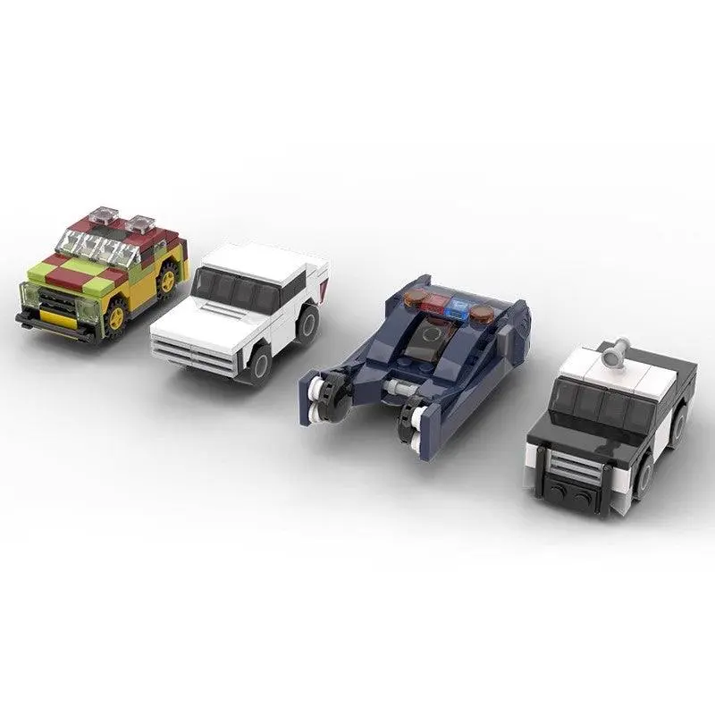 MOC-19467 Dimension Style Iconic Movie & TV Cars