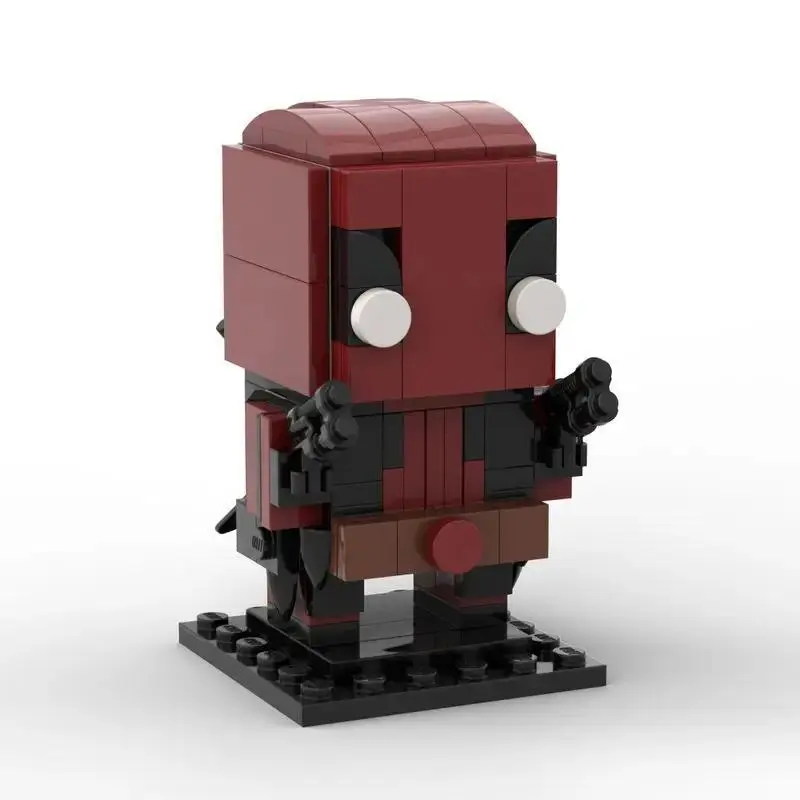 MOC-36263 Custom Marvel Deadpool MOC Brickheadz