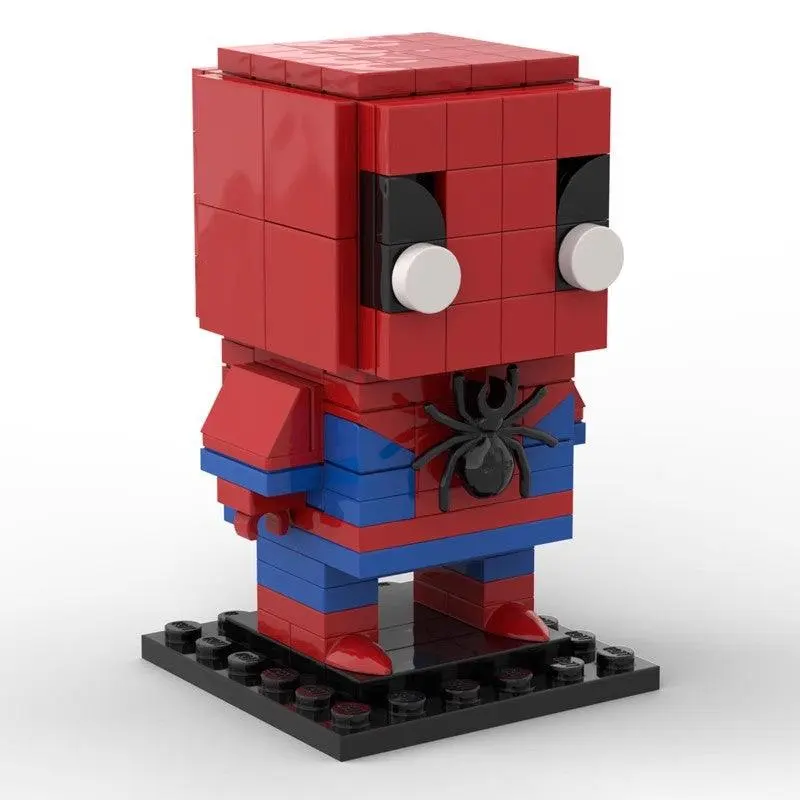 MOC-36264 Custom Marvel Spiderman Brickheadz