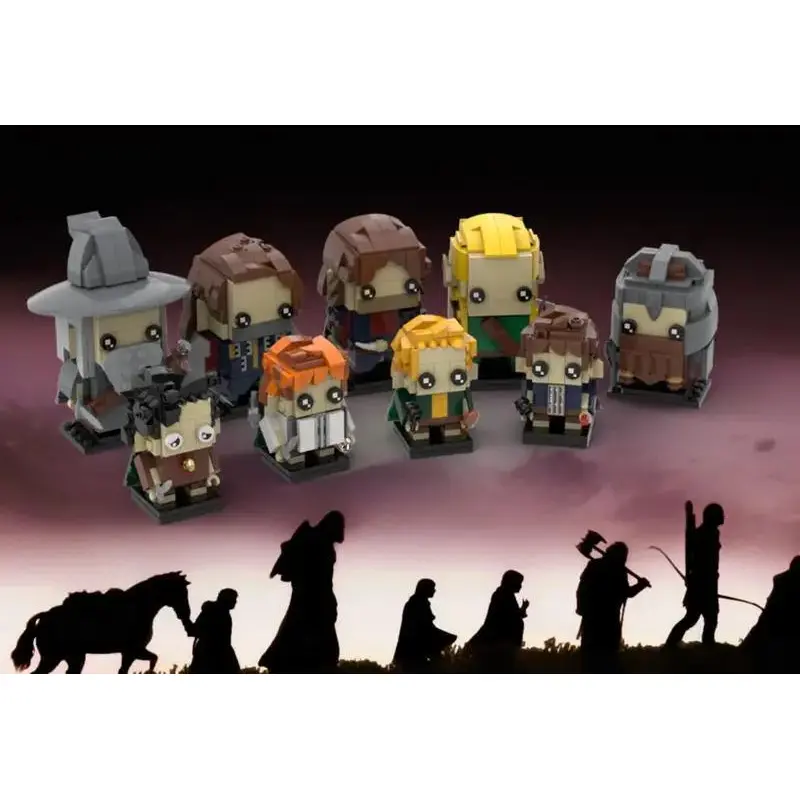 MOC-21223 LOTR Brickheadz - Fellowship of the Ring