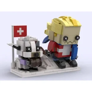 MOC-73290 Switzerland - Skiing and Saint Bernard