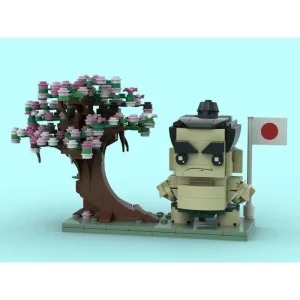 MOC-74945 Japan - Sumo Wrestler and Blossom Tree