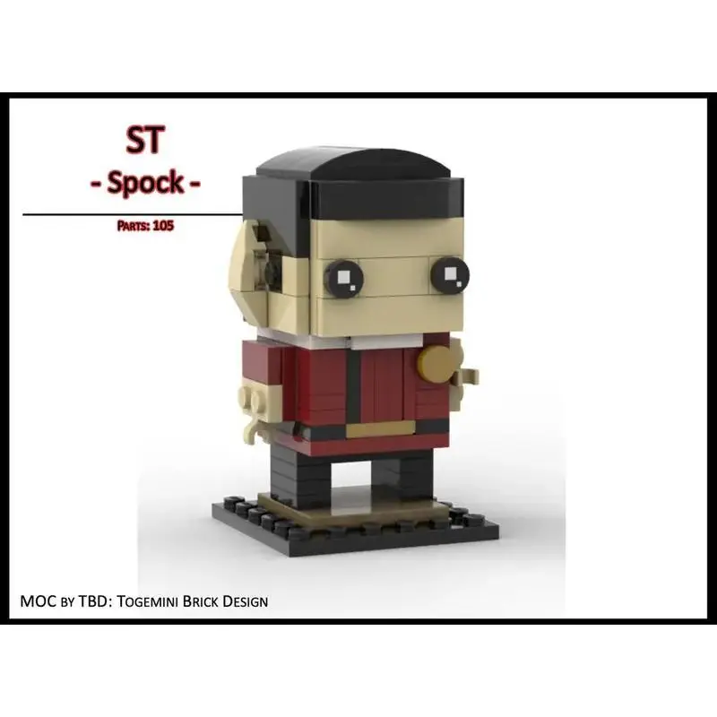 MOC-84361 Spock ST - Brickheadz