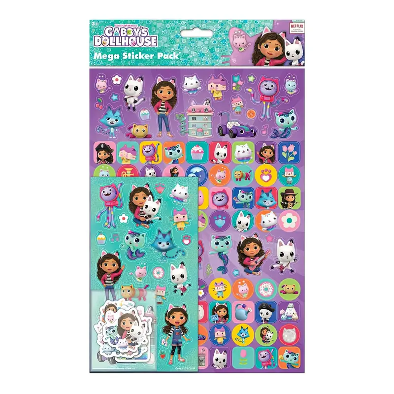 Gabby's Dollhouse Mega Sticker Pack