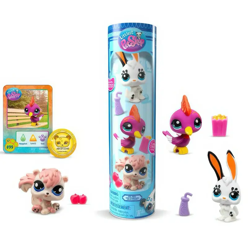 Littlest Pet Shop Pet Trio Collector Tube - Assorted