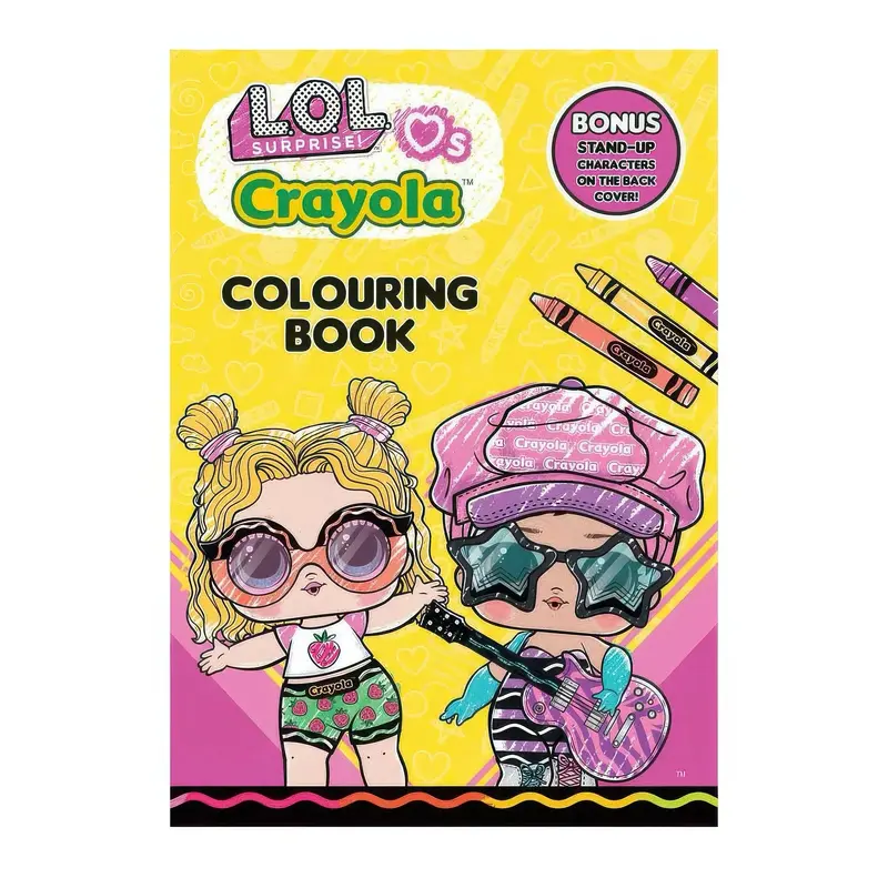 LOL Surprise! X Crayola Colouring Book