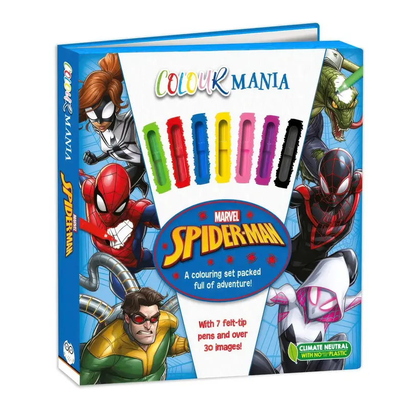 Marvel Spider-Man Colourmania Colouring Book