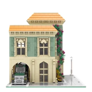 MOC-57981 Modular Post Office + Delivery Car
