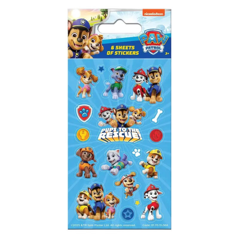 PAW Patrol Pup Power Stickers Party Pack