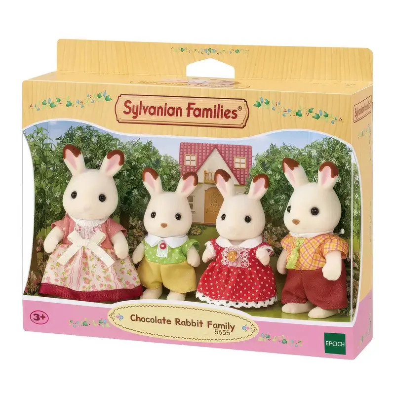 Sylvanian Families Chocolate Rabbit Family Set