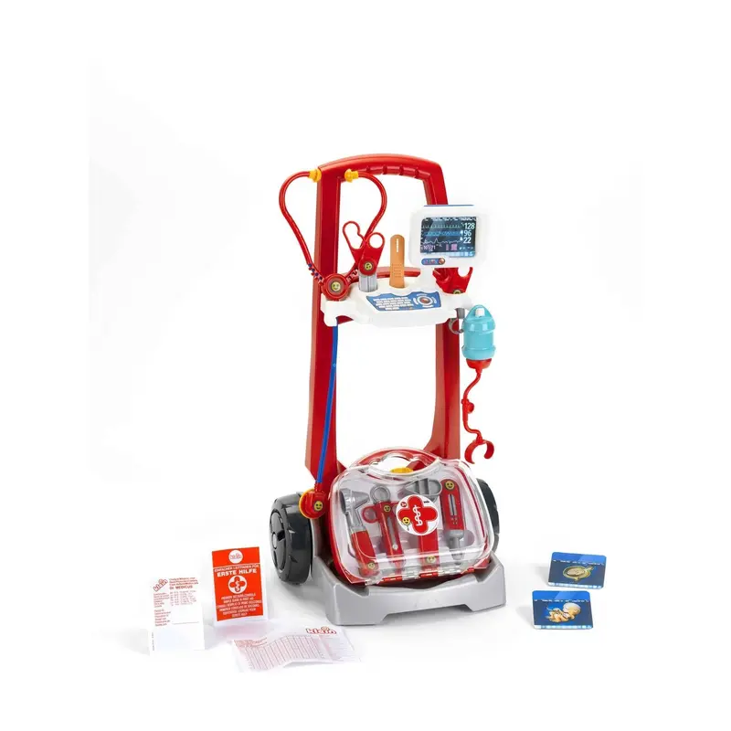 Klein 4300 Rescue Team Max & Dr. Kim Doctor Trolley Playset