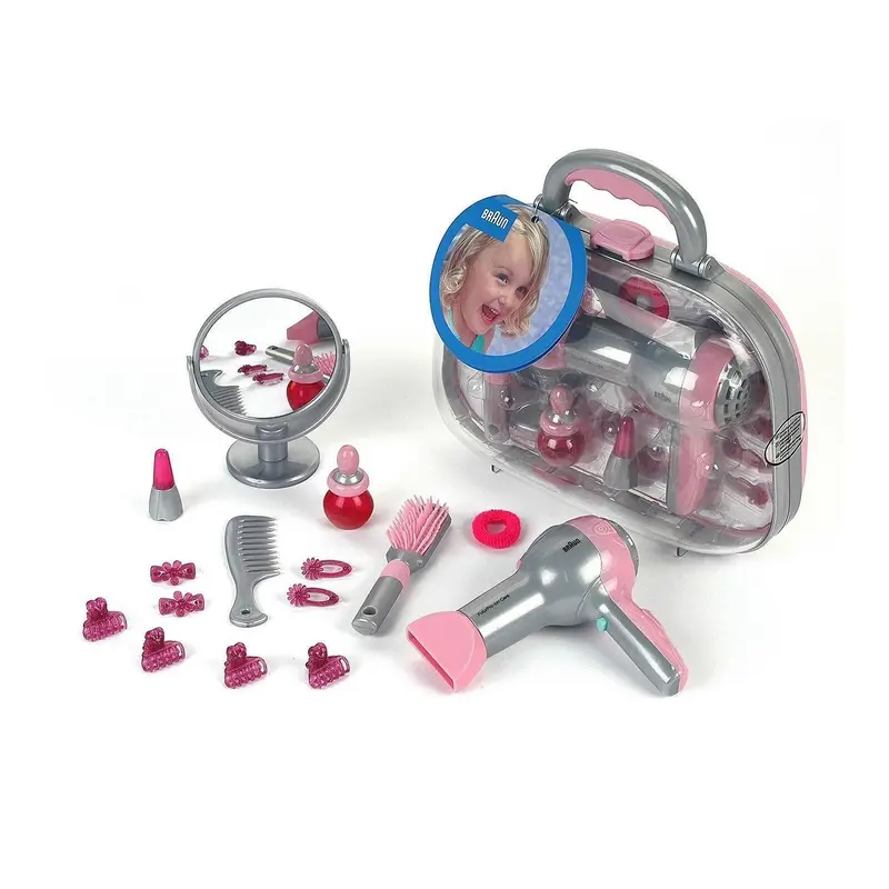 Klein 5855 Braun Beauty Hairdryer, Hairstyling Case Playset