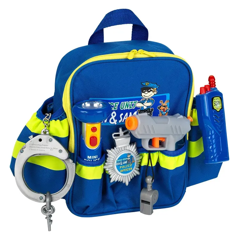 Klein 8802 Police Unit Ben & Sam Backpack Playset