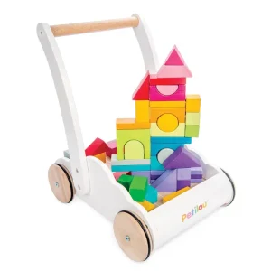 Le Toy Van Petilou Wooden Educational Rainbow Cloud Walker Baby & Toddler