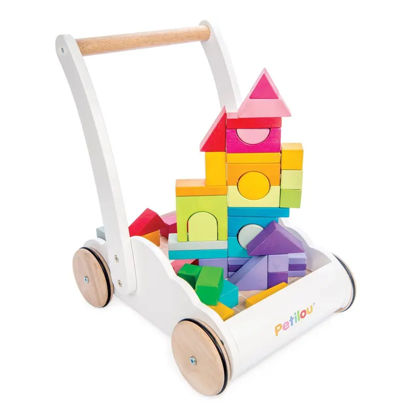 Le Toy Van Petilou Wooden Educational Rainbow Cloud Walker Baby & Toddler