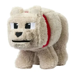 Minecraft Movie Plush Figure Dennis The Wolf 20cm