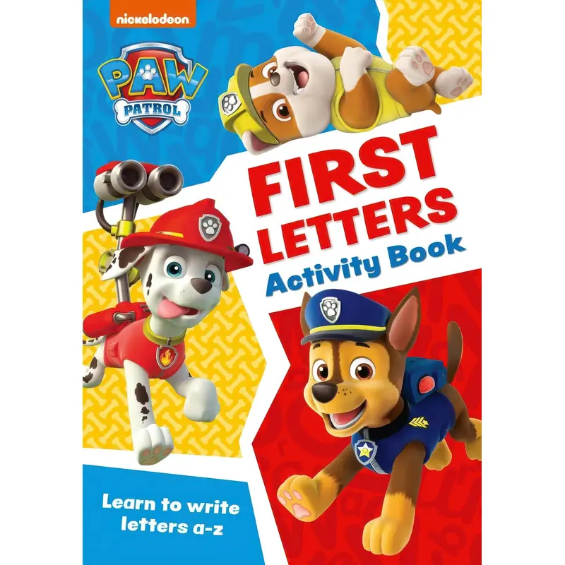 PAW Patrol First Letters Activity Book