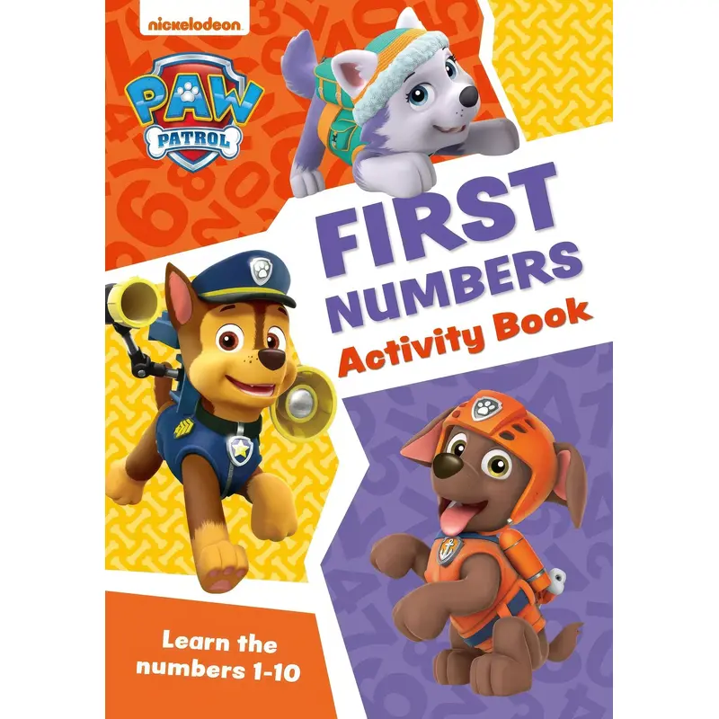 PAW Patrol First Numbers Activity Book