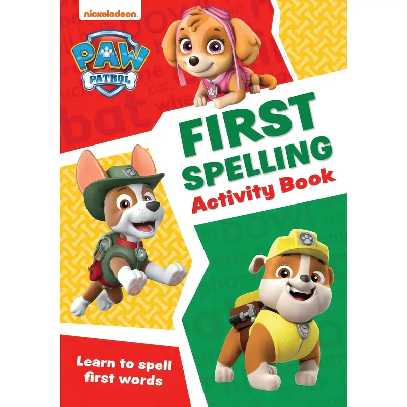 PAW Patrol First Spelling Activity Book