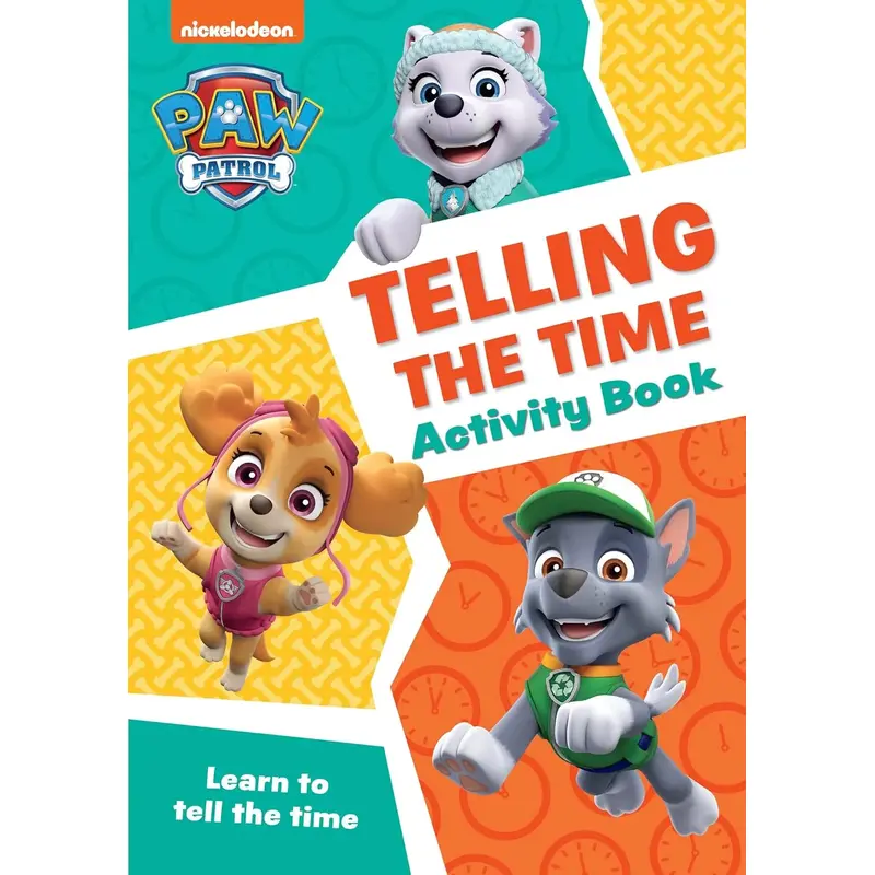 PAW Patrol Telling The Time Activity Book
