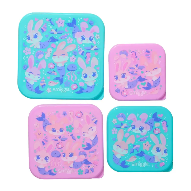 Smiggle Curious 4-in-1 Container Set - Mint