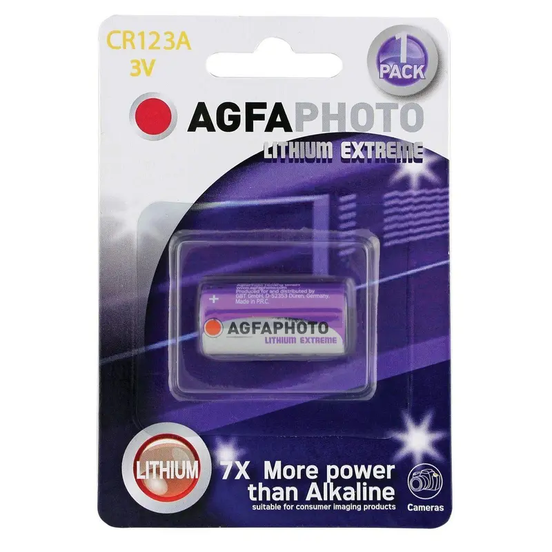 Agfaphoto Lithium Extreme Cell CR123A Batteries