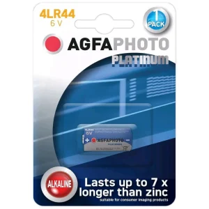 Agfaphoto Platinum Alkaline 4LR44 6v Battery Batteries