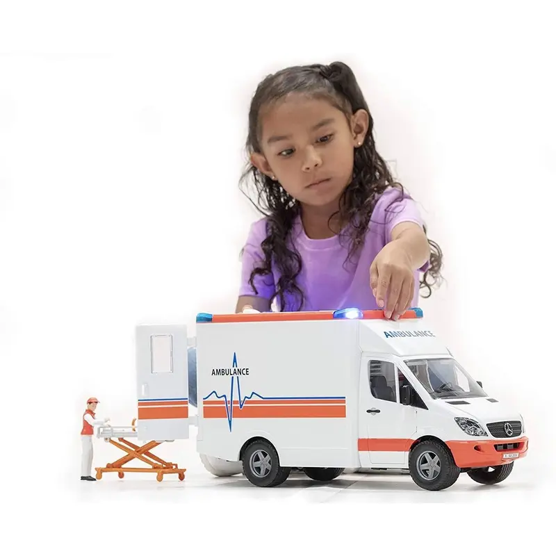 Bruder 02536 MB Sprinter Ambulance with Driver Playset