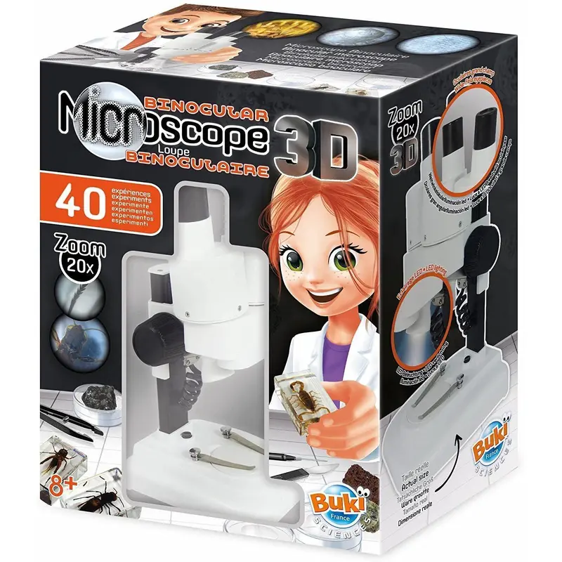 BUKI France MR500 - Binocular Microscope 3D Education