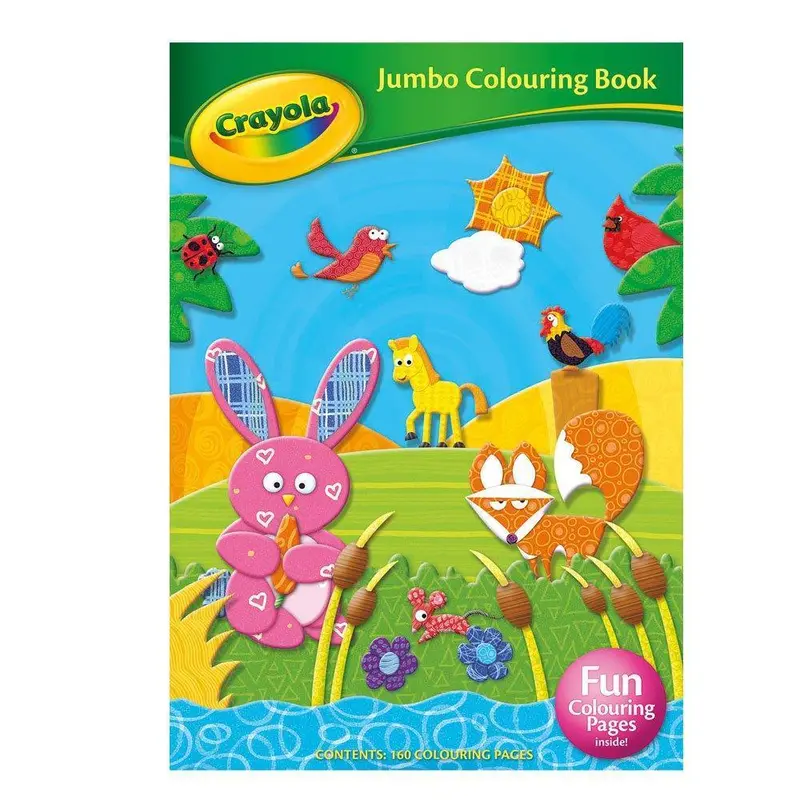 Crayola Jumbo Colouring Book 160 Pages Arts & Crafts
