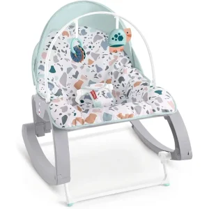 Fisher-Price GMD21 Deluxe Infant-to-toddler Rocker, Multi-coloured Baby & Toddler