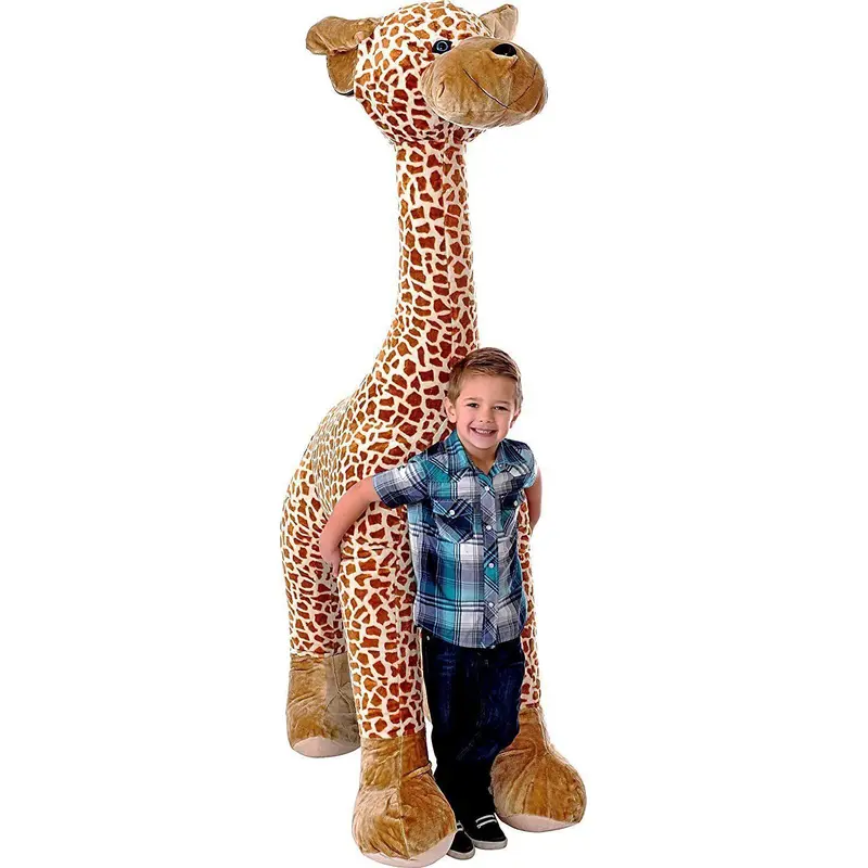 Inflate-a-mals Inflatable Giant 5ft Giraffe Brown Soft Toy