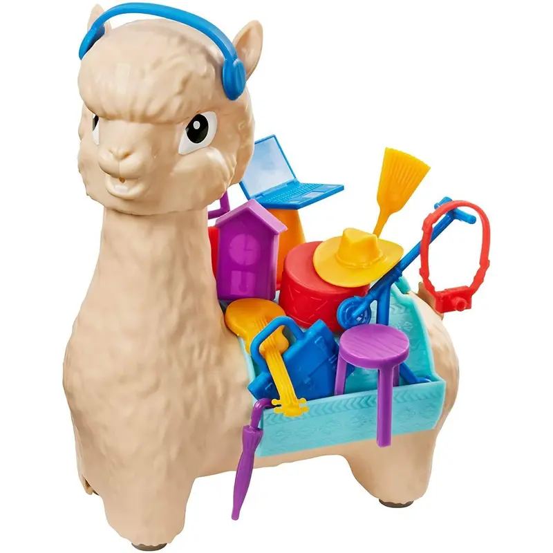 Mattel Hackin' Packin' GGB43 Kids Game with Spitting Alpaca Games